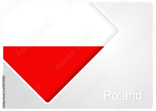 Free Download Polish flag design background. Vector illustration. - GFXLoad