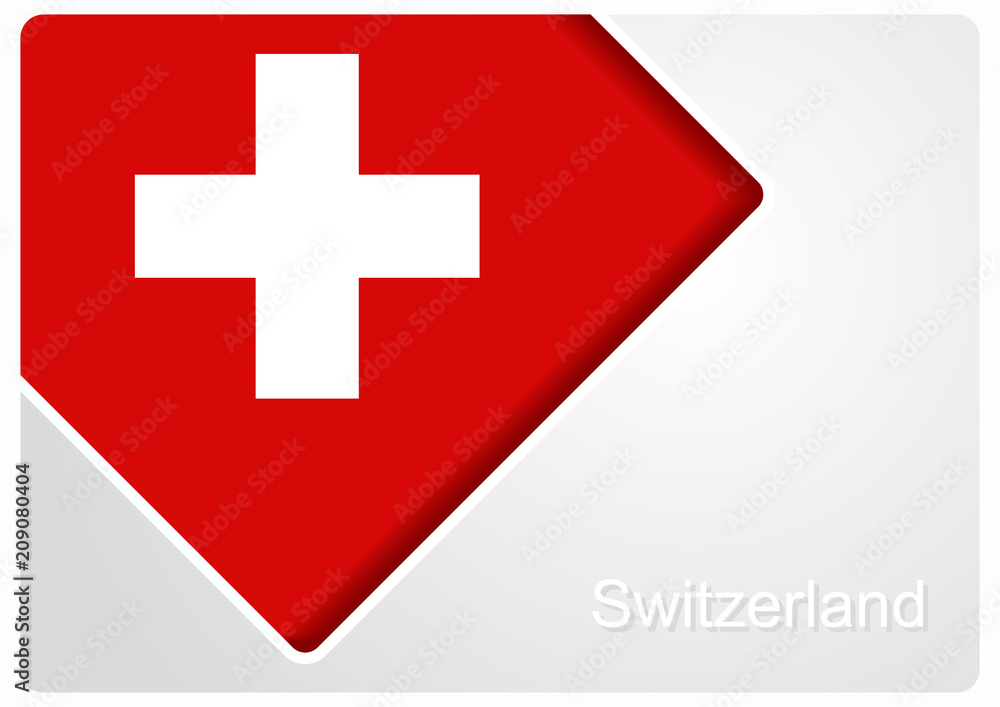 Swiss flag design background. Vector illustration. Swiss flag design background. Vector illustration.