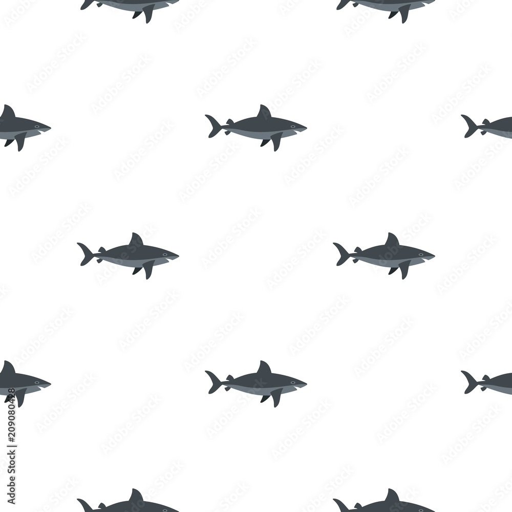 Grey shark fish pattern seamless for any design vector illustration Grey shark fish pattern seamless for any design vector illustration