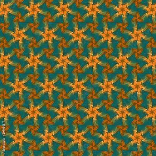 Seamless art texture background. Creative symmetric pattern for design labels  booklets  flyers and posters or covers. Usable for artistic hand made production  print on fabric  textile and clothes.