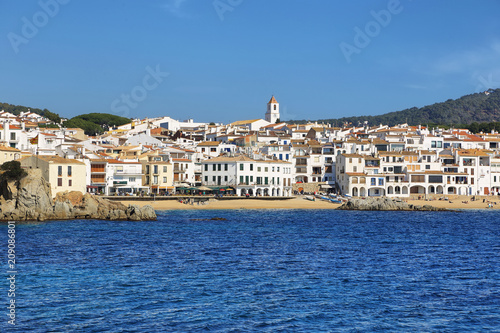 palafrugell fishing village at catalonia, spain © estivillml