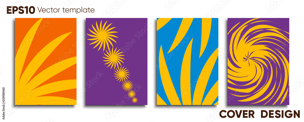 Creative colored cover. Cover design. Creative colored cover. Cover design.