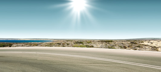 summer road background 