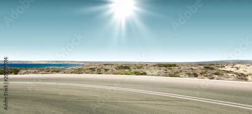 summer road background 