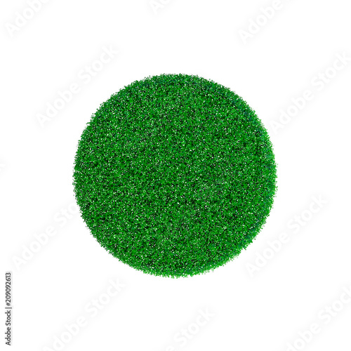 Patch of grass in form of c...