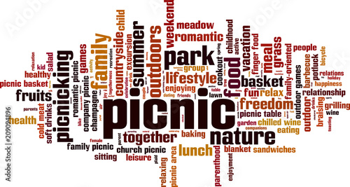 Picnic word cloud