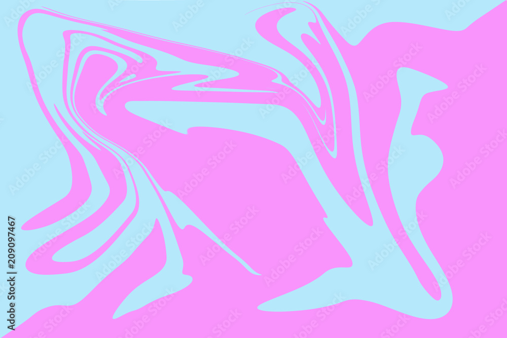 Fototapeta premium Abstract two color background. Liquid Marble style. Texture for banners and posters