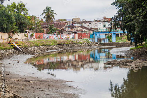 SANCTI SPIRITUS, CUBA - FEB 7, 2016: Yayabo river in Sancti Spiritus, Cuba photo