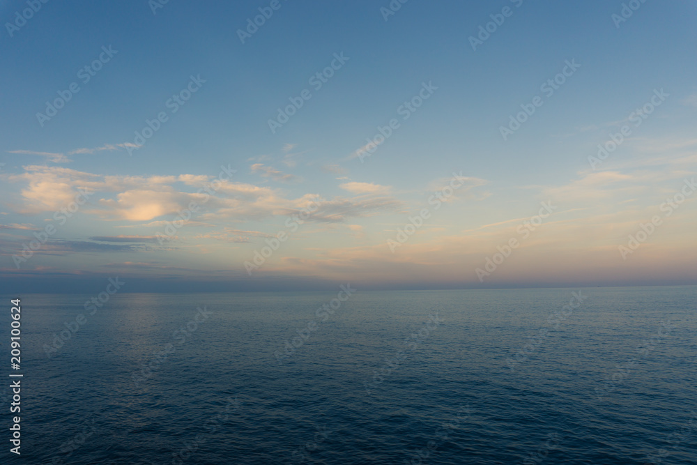 blue sea background, landscape
