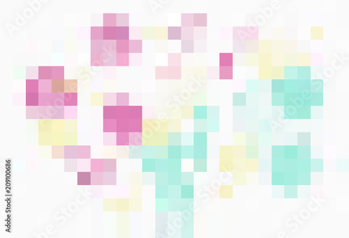 color block pattern abstract colorful background vector