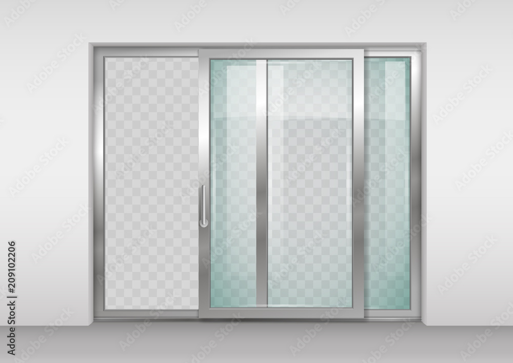 Obraz premium Contemporary sliding door