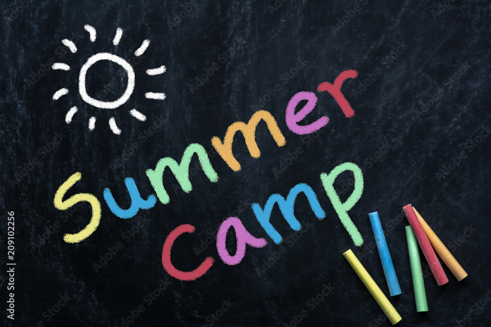 Obraz premium Campamento de verano 