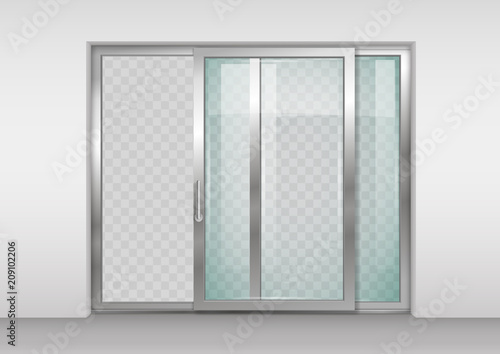 Contemporary sliding door