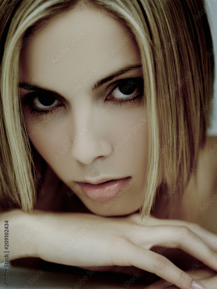 Model Beauty Stylish Makeup Portrait Model Beauty Stylish Makeup Portrait
