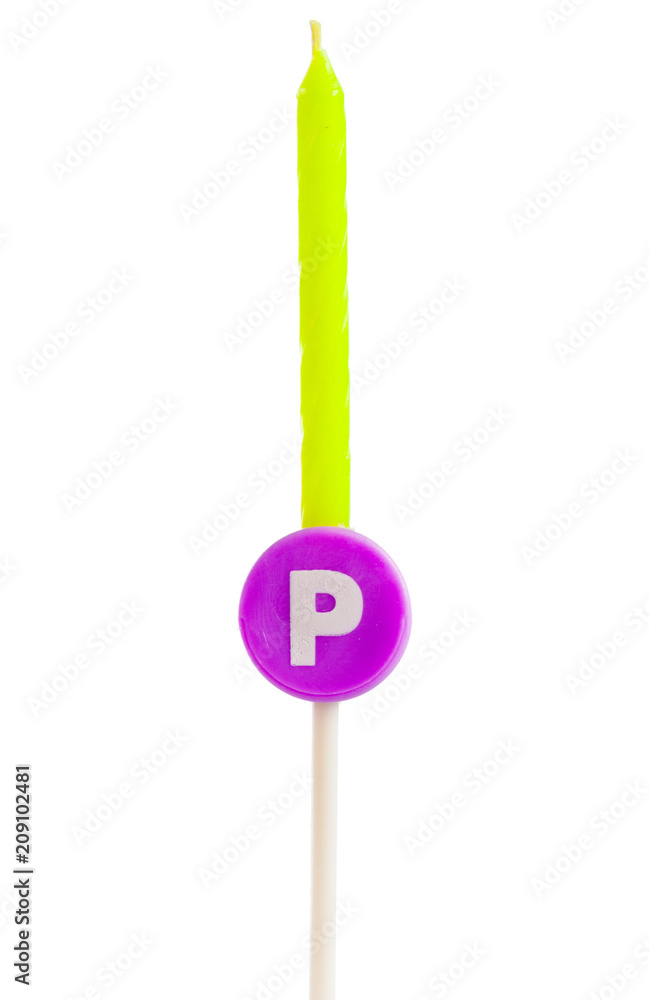 Colorful happy birthday candles Colorful happy birthday candles