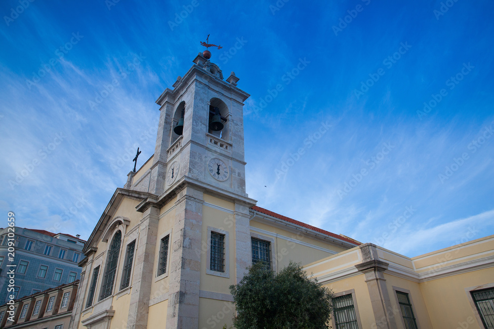 The church Igreja das Chagas, Lisbon, Portugal.