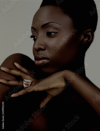 Model Beauty Stylish Makeup Portrait