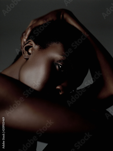Model Beauty Stylish Makeup Portrait