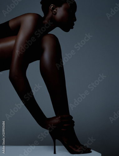Model Beauty Stylish Makeup Portrait