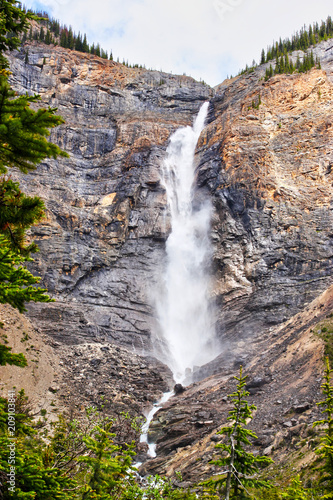 Takakkaw Falls in Yoho National Park  British Columbia  Canada