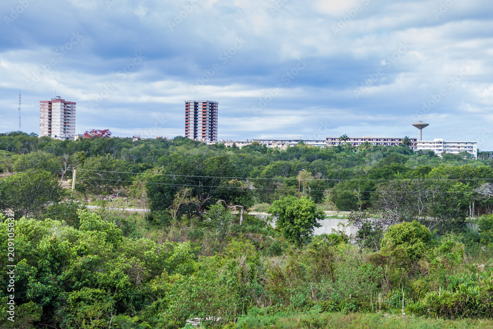 View of Ciudad Nuclear (Nuclear City), Cuba