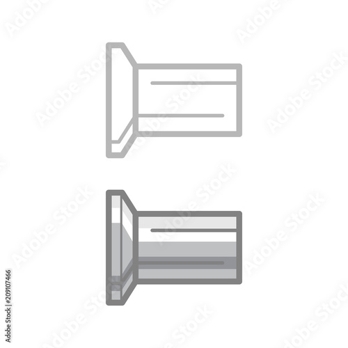 Collet icon flat web sign symbol logo label
