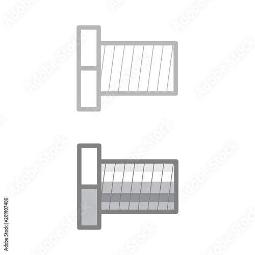 Bushing icon flat web sign symbol logo label