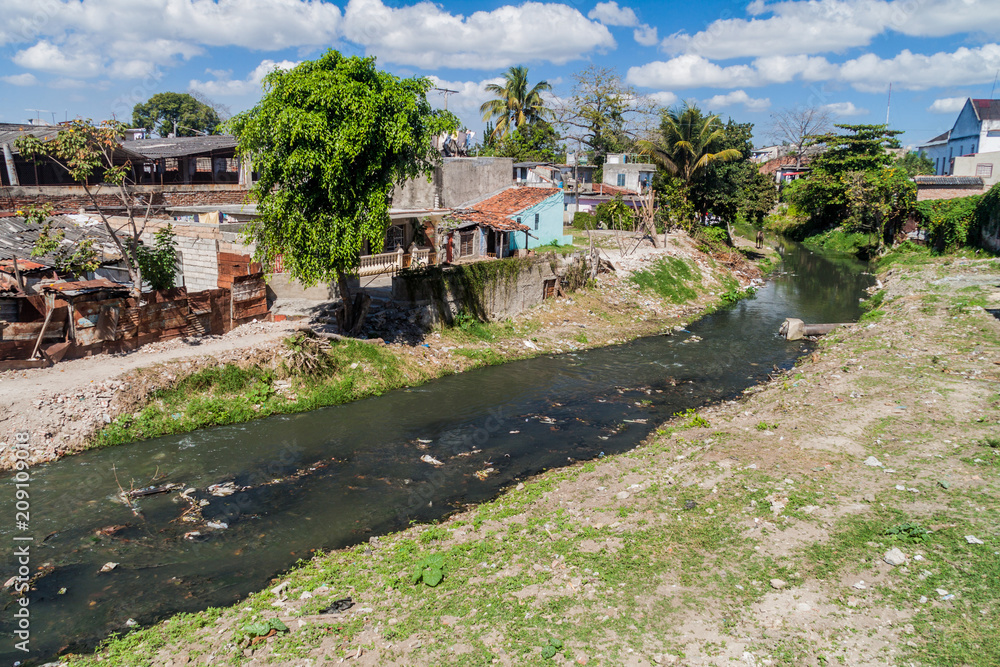 Belico river in Santa Clara, Cuba