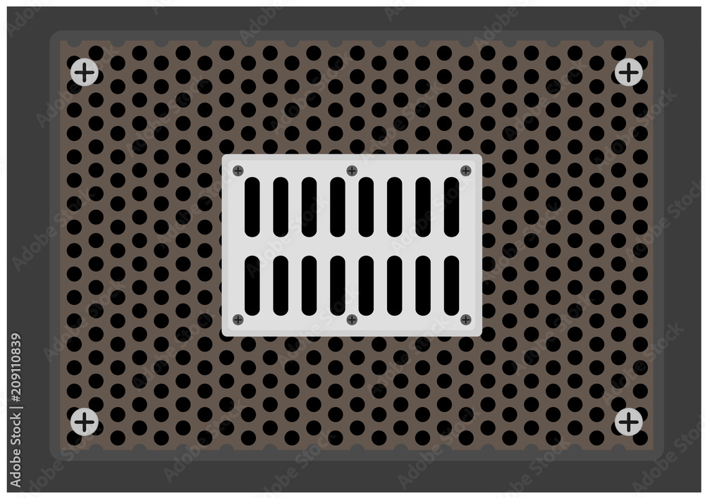 Steel sheet heat holes of device texture background Steel sheet heat holes of device texture background