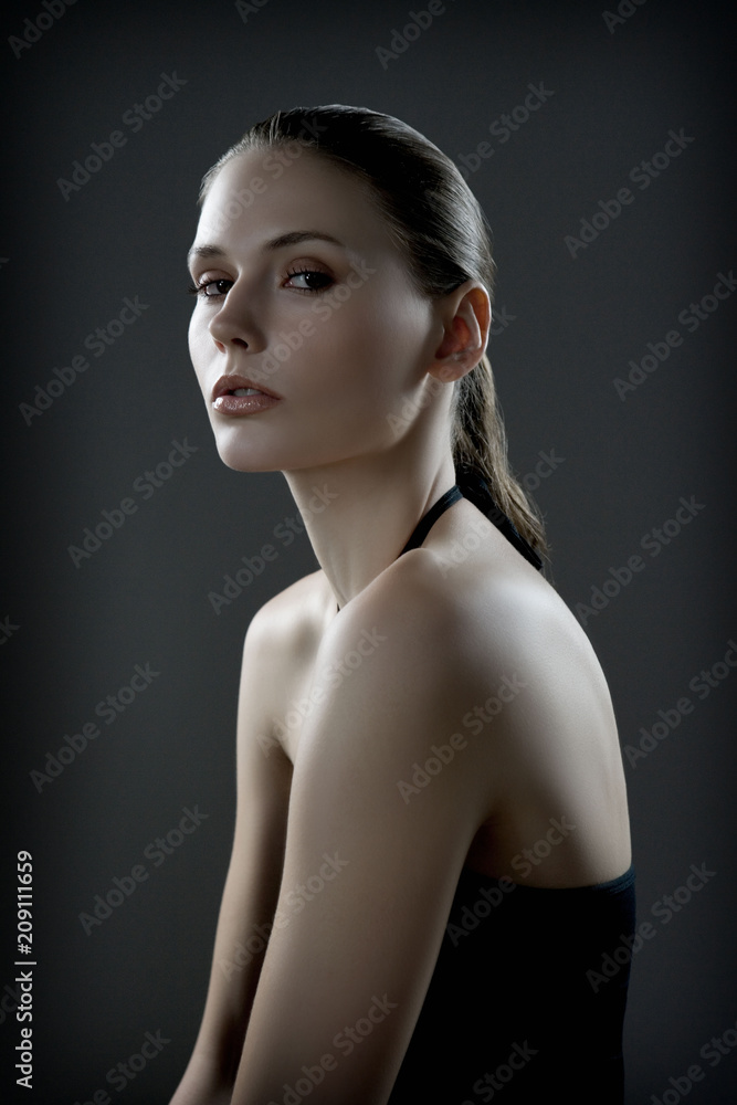 Model Beauty Stylish Makeup Portrait Model Beauty Stylish Makeup Portrait