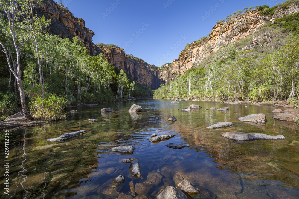 Fototapeta premium Jim Jim falls gorge, Kakadu National Park, Northern Territory, Australia