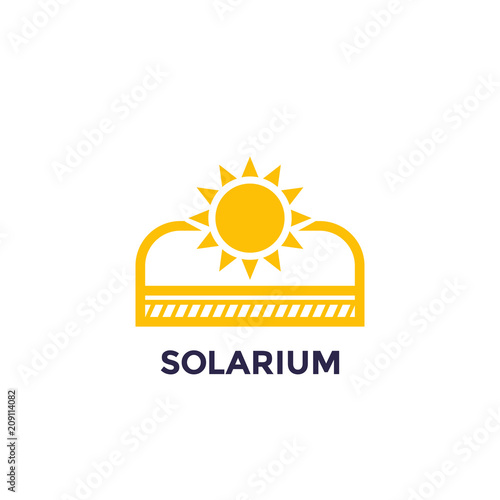 solarium icon for web and print
