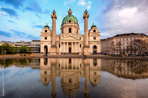 Karlskirche in Vienna photo