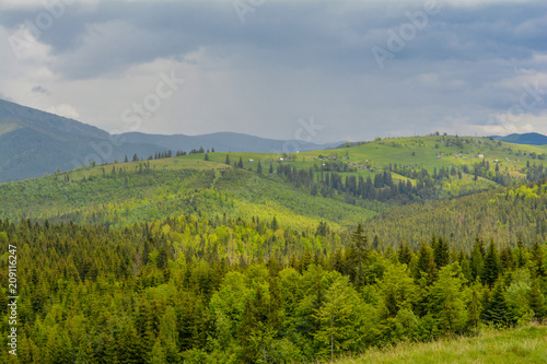 Mountain landscape, Carpathians, Ukraine.