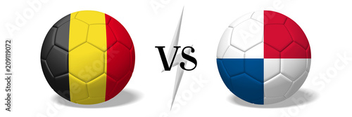 Soccer championship - Belgium vs Panama
