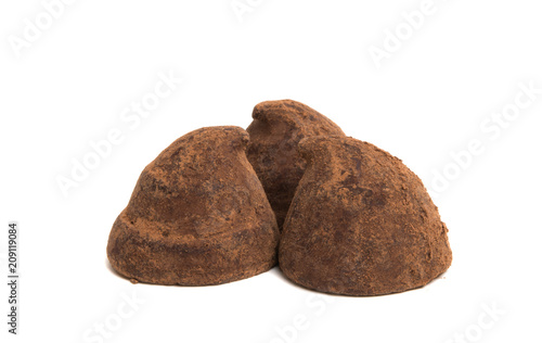 chocolate truffle isolated © ksena32