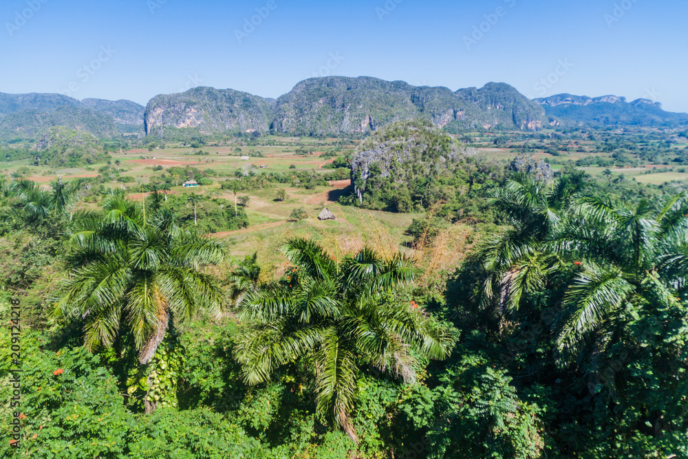 Landscape of Vinales valley, Cuba