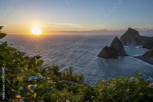 sunset izu peninsula, japan photo