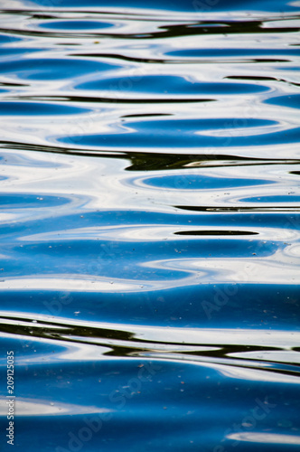 Fototapeta Naklejka Na Ścianę i Meble -  Blue and white ripples