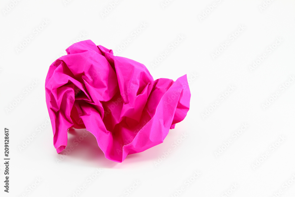 crumpled pink paper crumpled pink paper