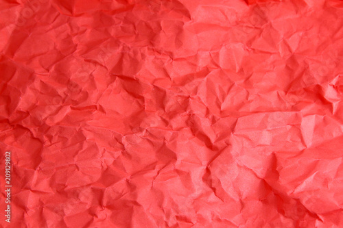 crumpled color paper