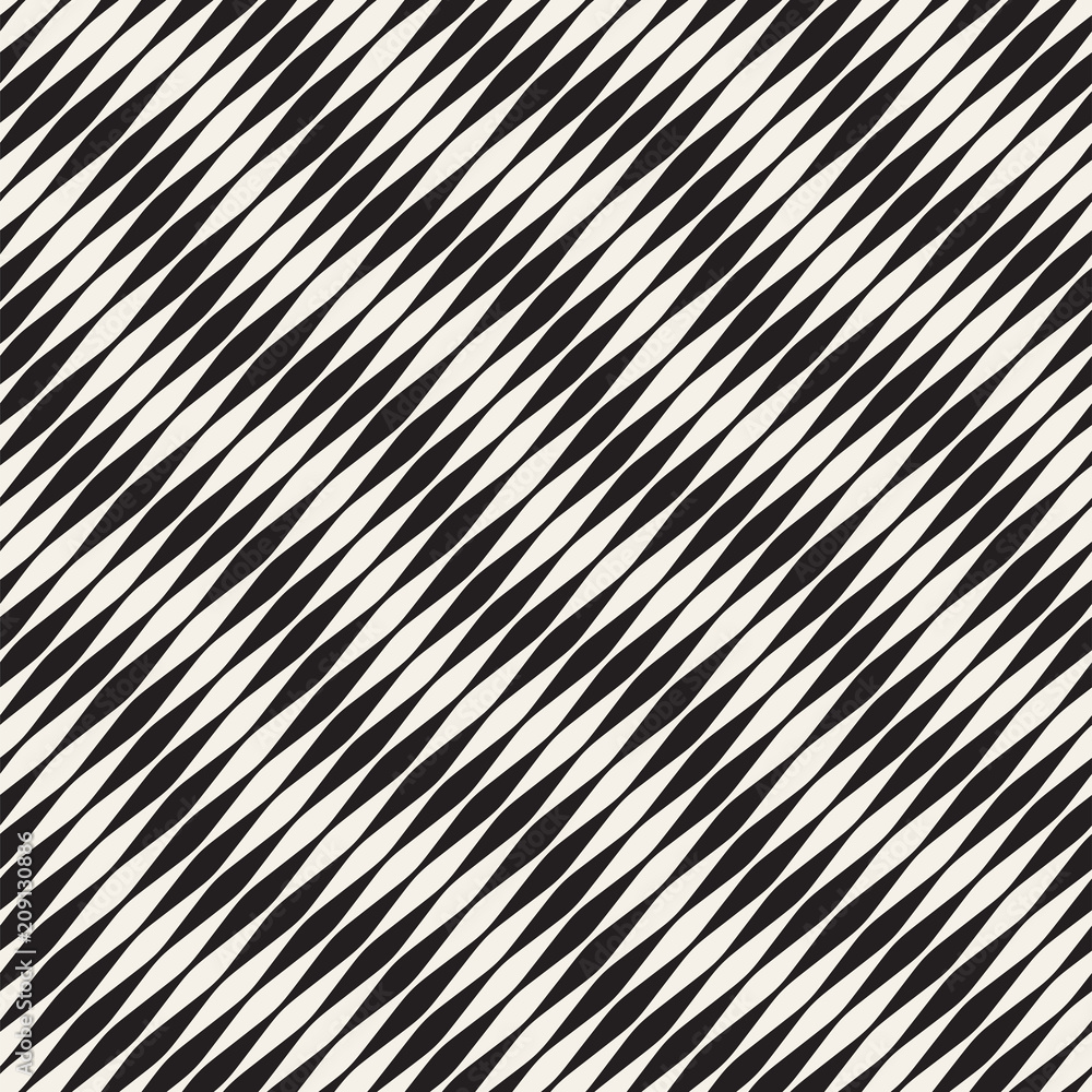 Wavy stripes vector seamless pattern. Retro wavy engraving texture. Geometric lines design. Wavy stripes vector seamless pattern. Retro wavy engraving texture. Geometric lines design.