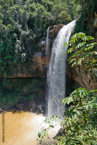 Great waterfall (Reeve's Waterfall) in Matilde - Espírito Santo - Brazil photo