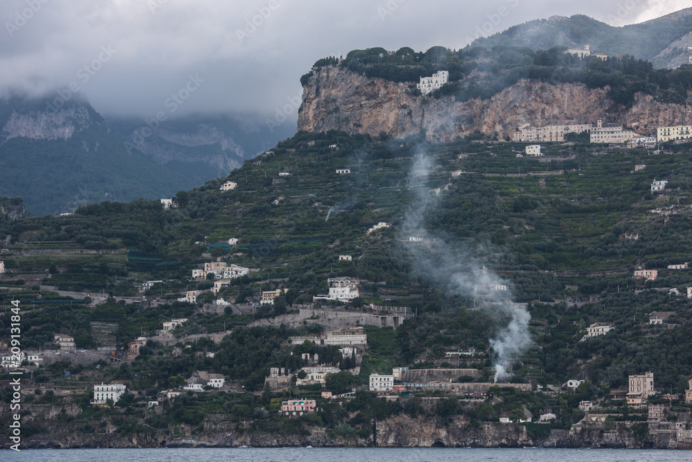 Fototapeta premium Smoke Amalfi