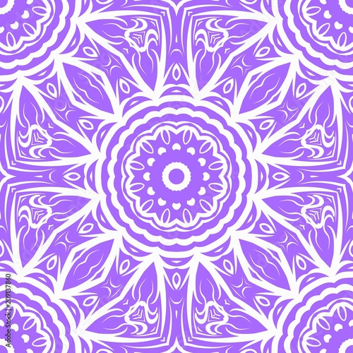 Mandala Style Vector Color Shapes. Abstract design. Decoration for fashion, holiday card, relax