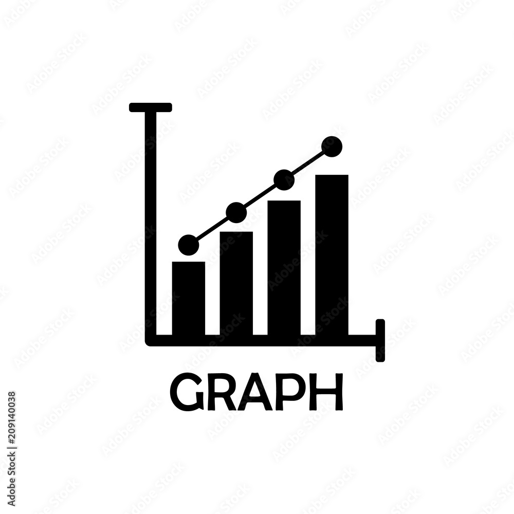 Graph vector icon Graph vector icon