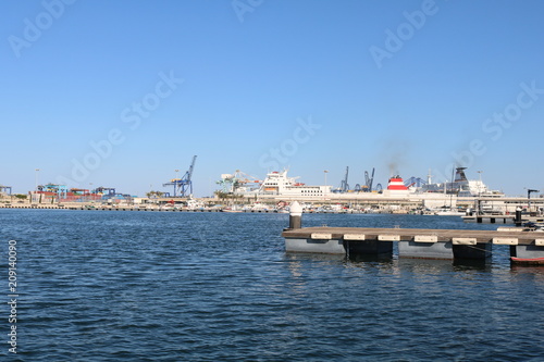 Port of Valencia Spain Mediterranean Sea