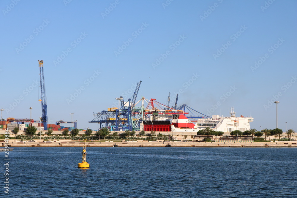 Port of Valencia Spain Mediterranean Sea