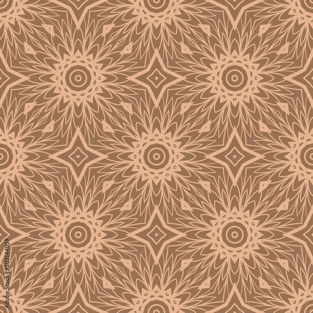complex geometric ornament. sophisticated geometric pattern based on repetitive simple forms. vector illustration