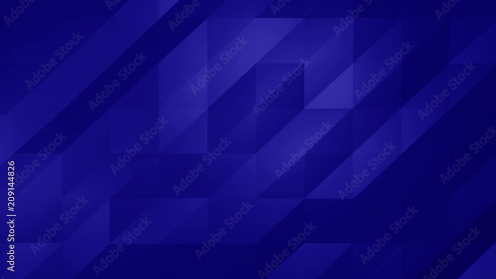 Low Poly blue loop Abstract Background. Seamlessly Loopable.